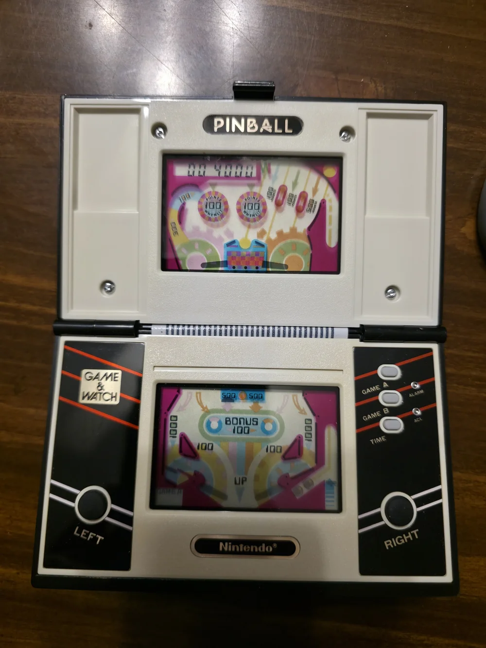Nintendo Game & Watch Pinball Pocketsize Complete Tested And Working